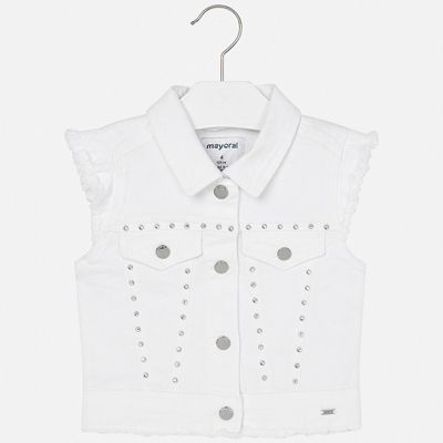Джинсовый жилет Mayoral для девочки