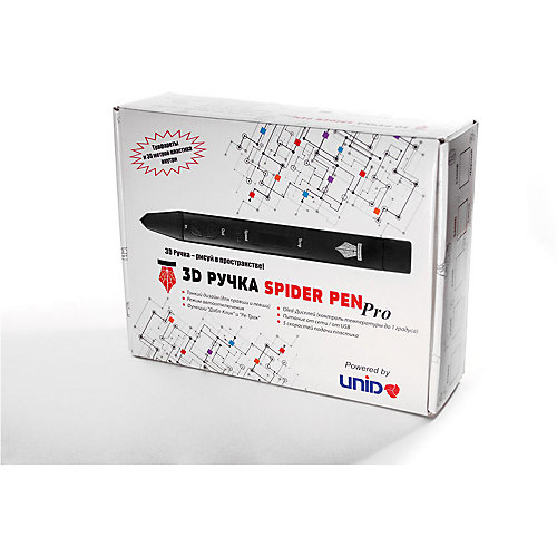 3D ручка Spider Pen "Pro", классический черный от Spider Pen