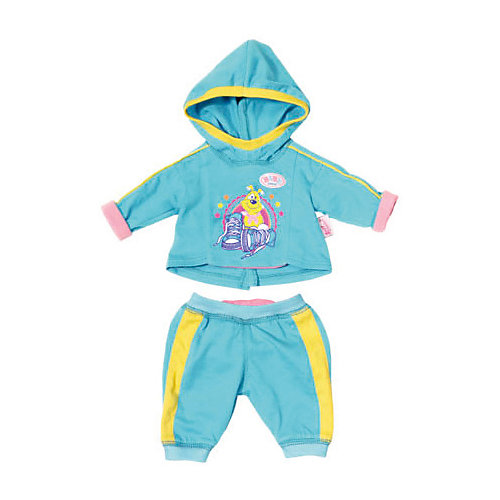 Одежда для куклы Zapf Creation "Baby Born" Спортивный костюм, голубой от Zapf Creation