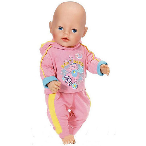 Одежда для куклы Zapf Creation "Baby Born" Спортивный костюм, розовый от Zapf Creation