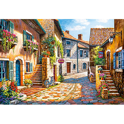 Пазл Castorland "Улица в цветах" 1000 деталей от Castorland