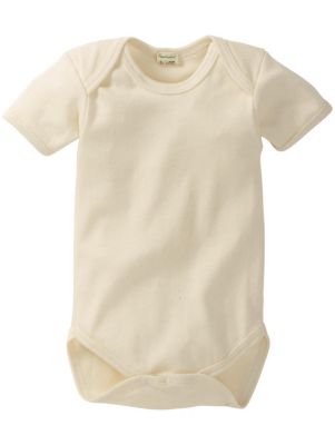 Kurzarm-Body, Organic Cotton wei� Gr. 74/80