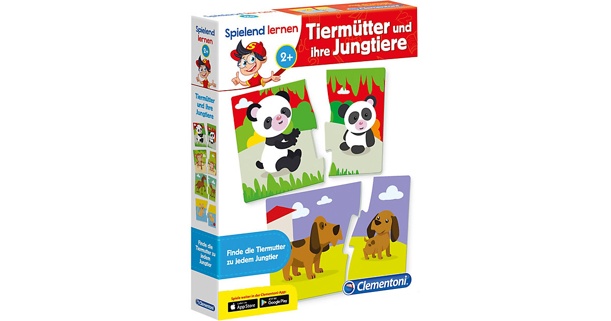 Clementoni · Spielend lernen - Tiermütter und ihre Jungtiere Clementoni · Spielend lernen - Tiermütter und ihre Jungtiere