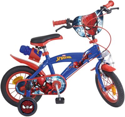 Kinderfahrrad Disney Spiderman 12 Zoll Stützräder Fahrrad Rad Kinderrad Lernrad 