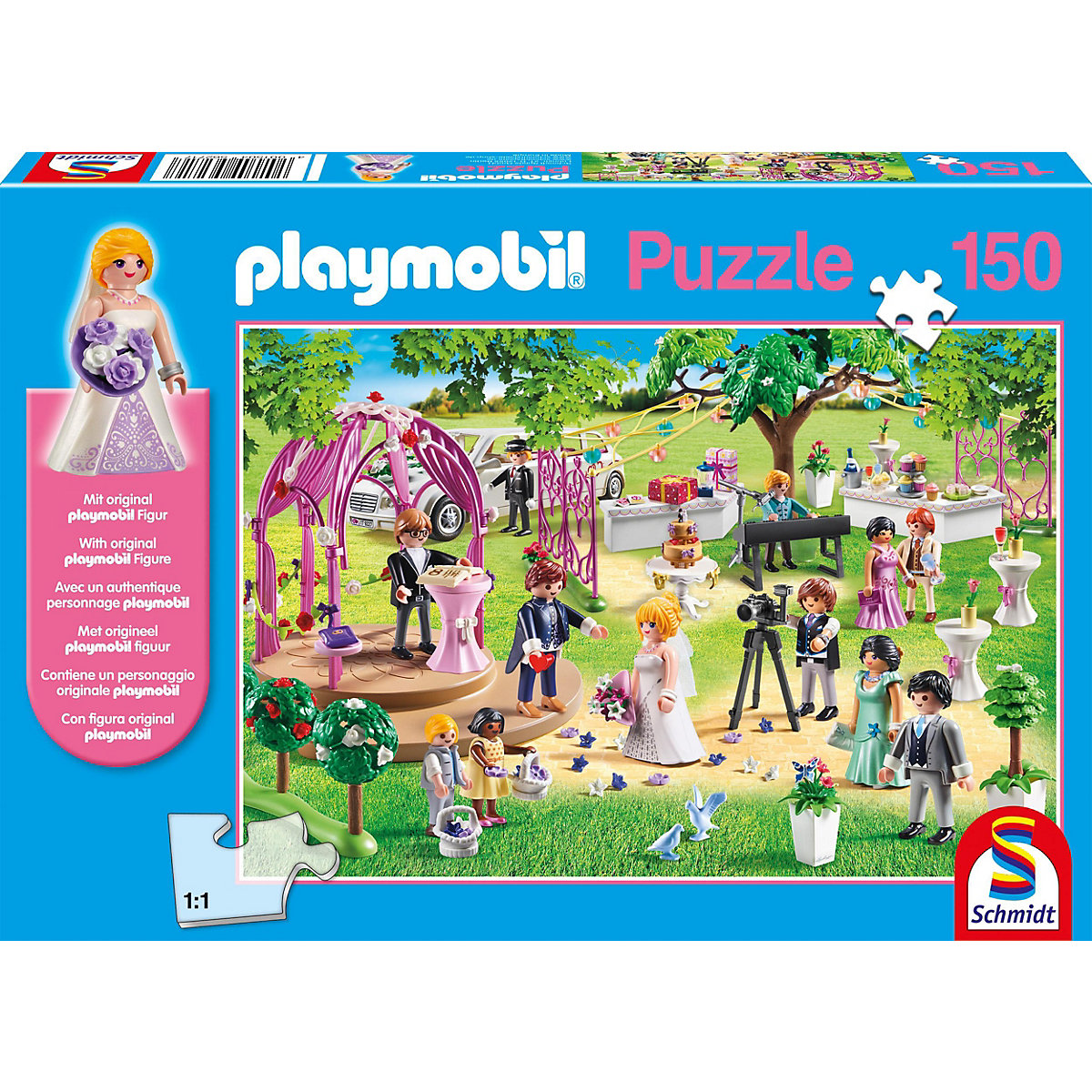 Puzzle 150 Teile Playmobil Hochzeit