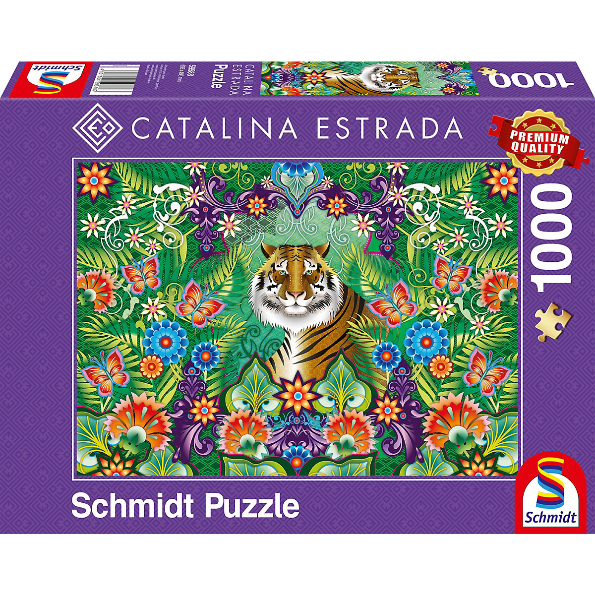 Schmidt Spiele Puzzle 1000 Teile Bengalischer Tiger