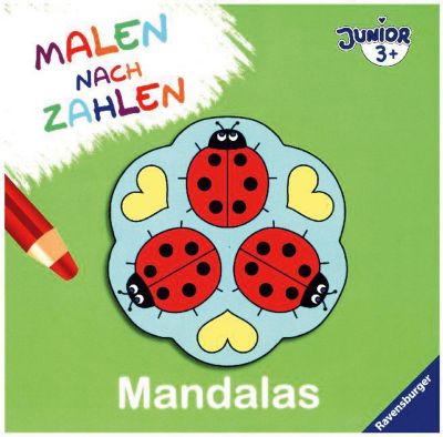 Buch - Malen nach Zahlen junior: Mandalas