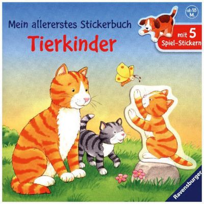 Buch - Mein allererstes Stickerbuch: Tierkinder