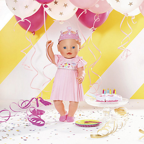 Интерактивная кукла Zapf Creation "Baby Born", нарядная с тортом, 43 см от Zapf Creation