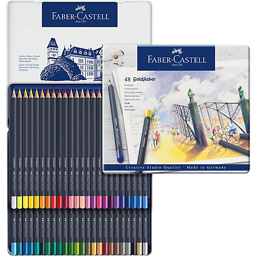 Карандаши цветные Faber-Castell Goldfaber, 48 цветов от Faber-Castell