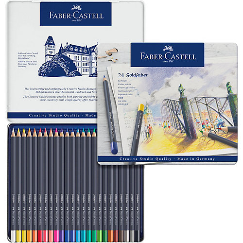 Карандаши цветные Faber-Castell Goldfaber, 24 цвета от Faber-Castell