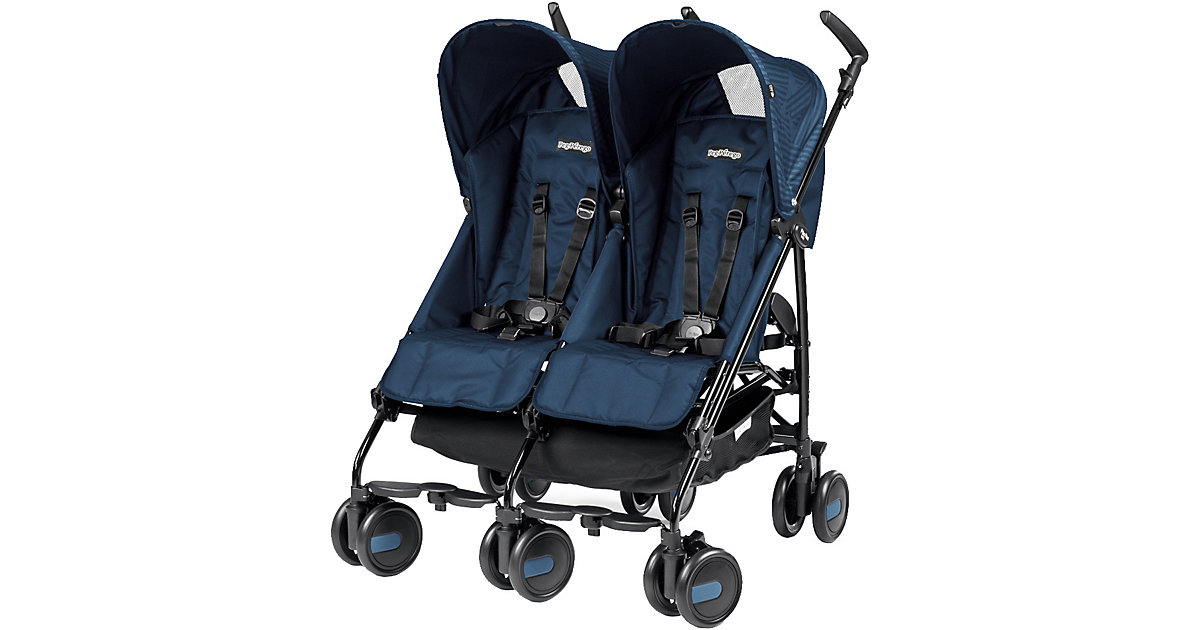 Peg Pérego · Zwillingswagen Pliko Mini Twin, Geo Navy, 2018 Peg Pérego · Zwillingswagen Pliko Mini Twin, Geo Navy, 2018