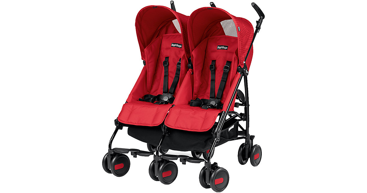 Peg Pérego · Zwillingswagen Pliko Mini Twin, Geo Red, 2018 Peg Pérego · Zwillingswagen Pliko Mini Twin, Geo Red, 2018
