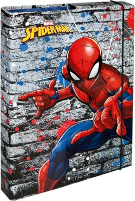 Heftbox A4 Spider-Man grau/rot