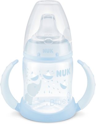 Trinklernflasche Baby, Elefant, blau, 150ml