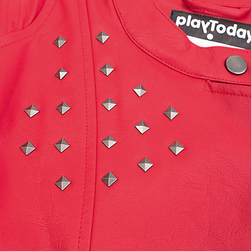 Кожаная куртка PlayToday - красный от PlayToday