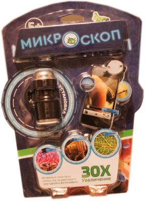 Обучающая игрушка Kakadu "Микроскоп для смартфона"