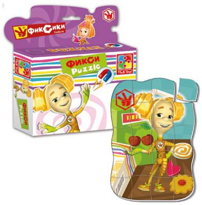 Магнитные фигурные пазлы Фиксики "Шпуля"
