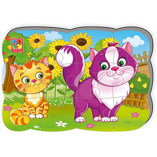 Пазлы на магните Мои первые игры "Котик" от Vladi Toys