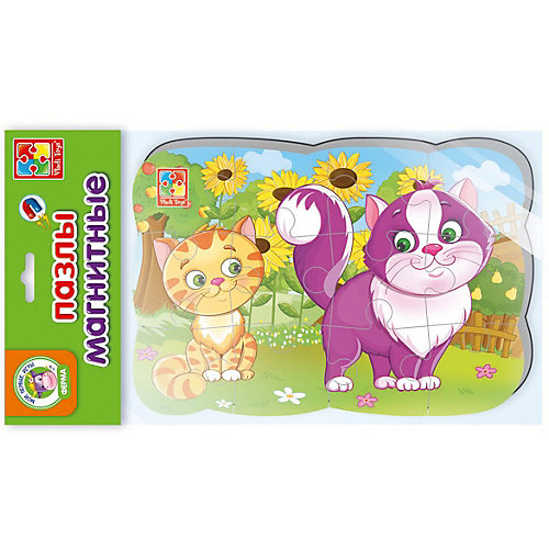 Пазлы на магните Мои первые игры "Котик" от Vladi Toys