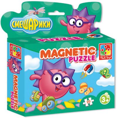 Магнитные фигурные пазлы Смешарики "Ежик"