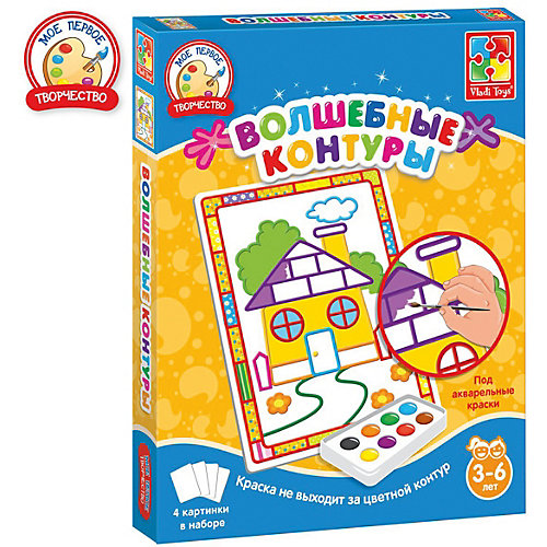 Набор для творчества Волшебные контуры "Домик" от Vladi Toys