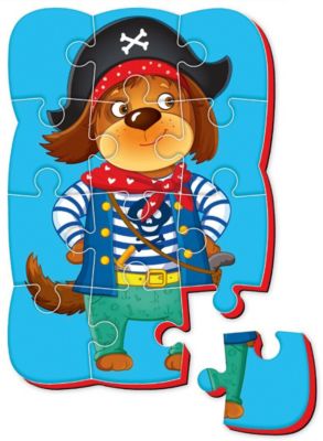 Пазлы на магните "Собака"
