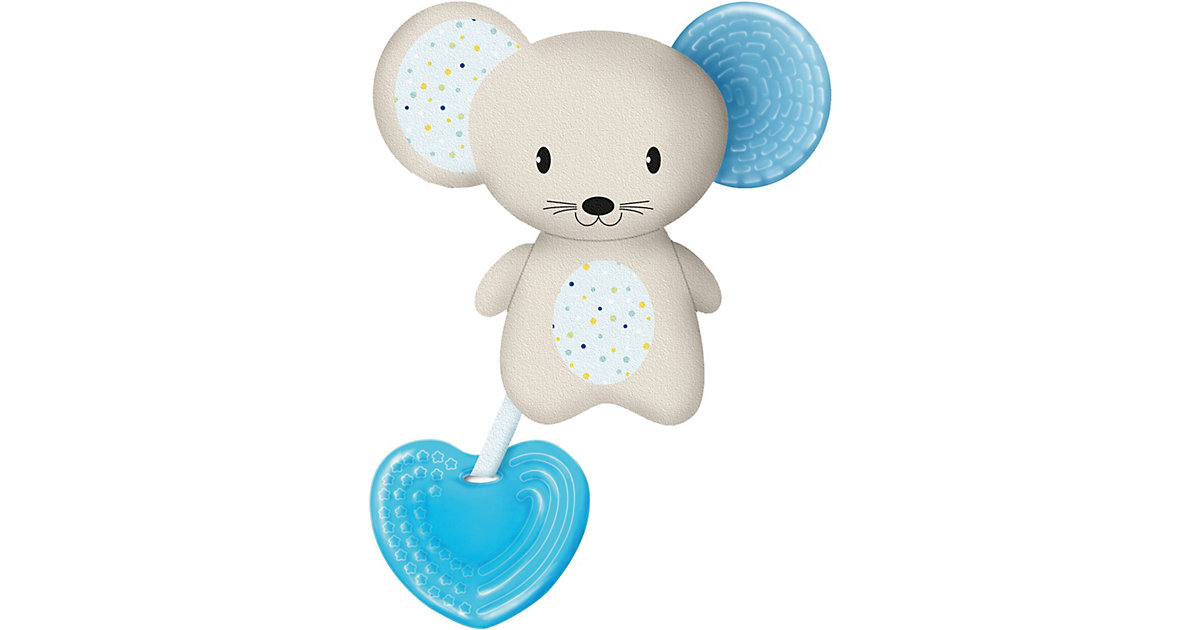 Chicco · Beißring Softtierchen Fresh Friends, mit abnehmbarem Beißring Boy, Maus, blau Chicco · Beißring Softtierchen Fresh Friends, mit abnehmbarem Beißring Boy, Maus, blau