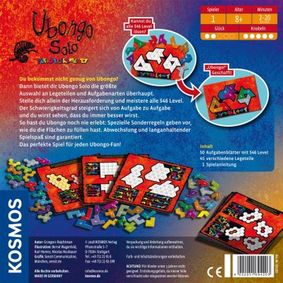 Ubongo (inkl. Play it smart App), Kosmos | myToys Ubongo (inkl. Play it smart App), Kosmos | myToys