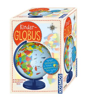 EDU-Toys 13cm DIY Globus zum Ausmalen Lernglobus Kinderglobus Tischglobus 