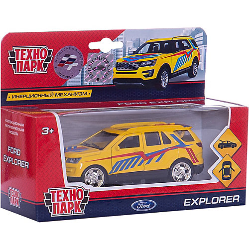 Машина "Ford Explorer спорт" 12 см. металл. инерц., открыв. двери. от ТЕХНОПАРК