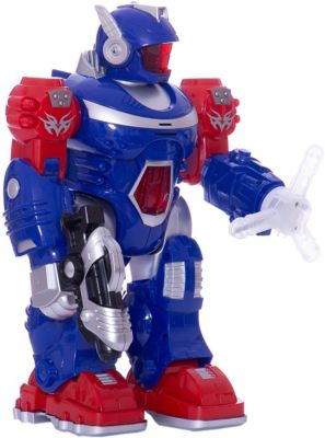 Робот со светом и звуком, ходит.