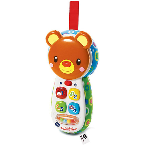 Детский телефон Vtech "Отвечай и играй" со светом и звуком от Vtech