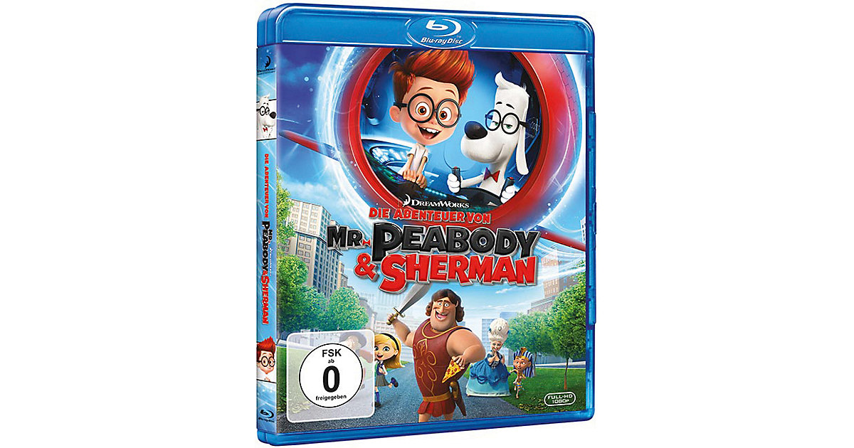 BLU-RAY Die Abenteuer von Mr. Peabody & Sherman Hörbuch