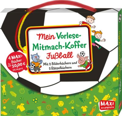 Buch - Mein Vorlese-Mitmach-Koffer: Fußball, 4 Bücher