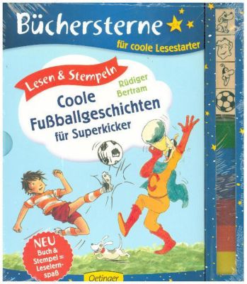 B�chersterne - Lesen & Stempeln: Coole Fu�ballgeschichten Superkicker, Buch + Stempel Kinder
