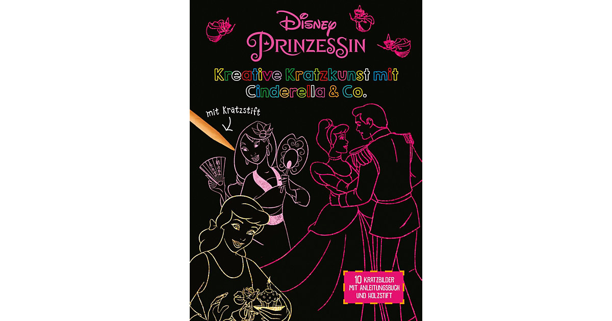 Buch - Disney Prinzessin: Kreative Kratzkunst mit Cinderella & Co.