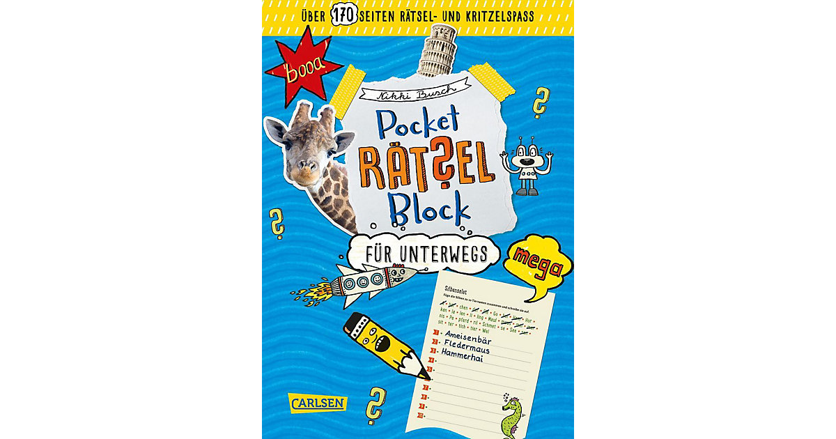 Buch - Pocket-Rätsel-Block: Rätsel unterwegs Kinder