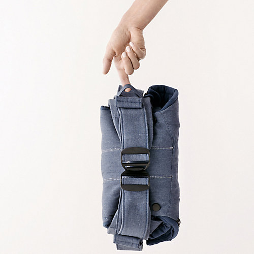 Рюкзак-кенгуру BabyBjorn One Cotton пепельно-синий деним - джинсовый от BabyBjorn