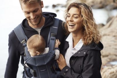 Рюкзак-переноска BabyBjorn ONE Mesh new version, тёмно-синий