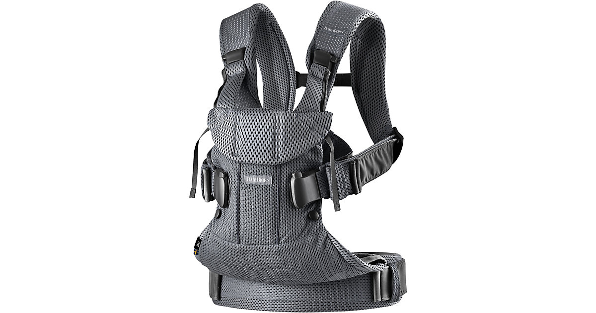 Babytrage One Air, Anthrazitgrau, Mesh