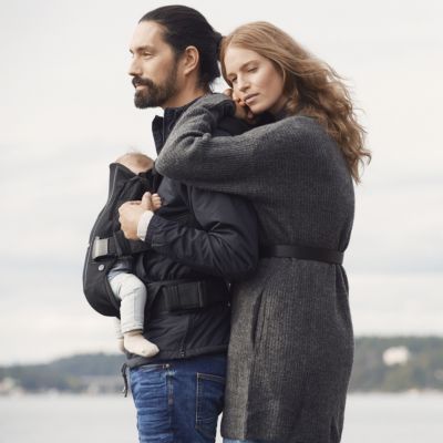 Рюкзак-переноска BabyBjorn ONE Mesh new version, чёрный