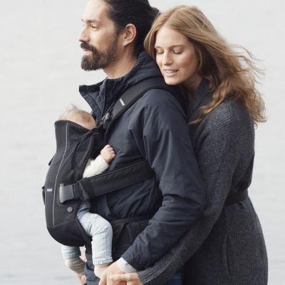 Рюкзак-переноска BabyBjorn ONE Mesh new version, чёрный