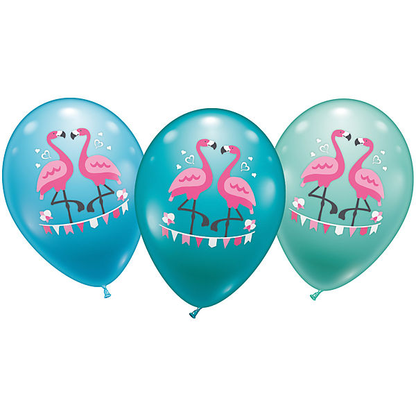 Ballons Flamingo, 15 Stück