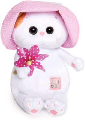 Мягкая игрушка Budi Basa Кошечка Ли Ли Baby в панамке с вертушкой, 20 см