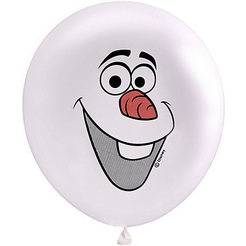 M 12"/30см Пастель+Декоратор (шелк), рис Дисней Снеговик Олаф 25шт от Latex Occidental