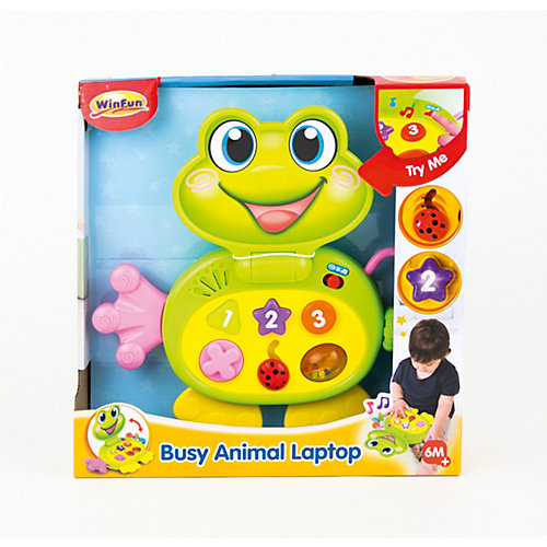 Игрушечный ноутбук WinFun «Занятые животные» от WinFun