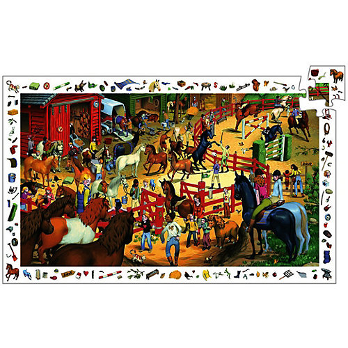 Пазл Djeco "Скачки", 200 элементов от DJECO