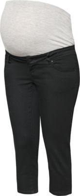 MLJULIANE SLIM CAPRI JEANS B. - Umstandsjeans - weiblich black denim Gr. W29/L32 Damen Kinder