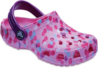 graphic clog crocs